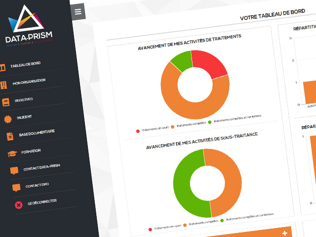 Application de mise en conformité R.G.P.D. Data-Prism